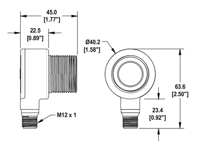 SLQR_ultrasonic sensor dimension