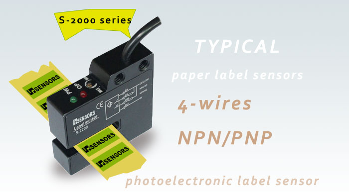 S-2000 seriese Photoelectirc label sensor application