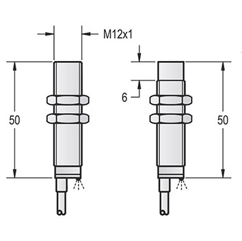 M12 full metal inductive proximity sensor